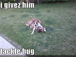 tackle hug